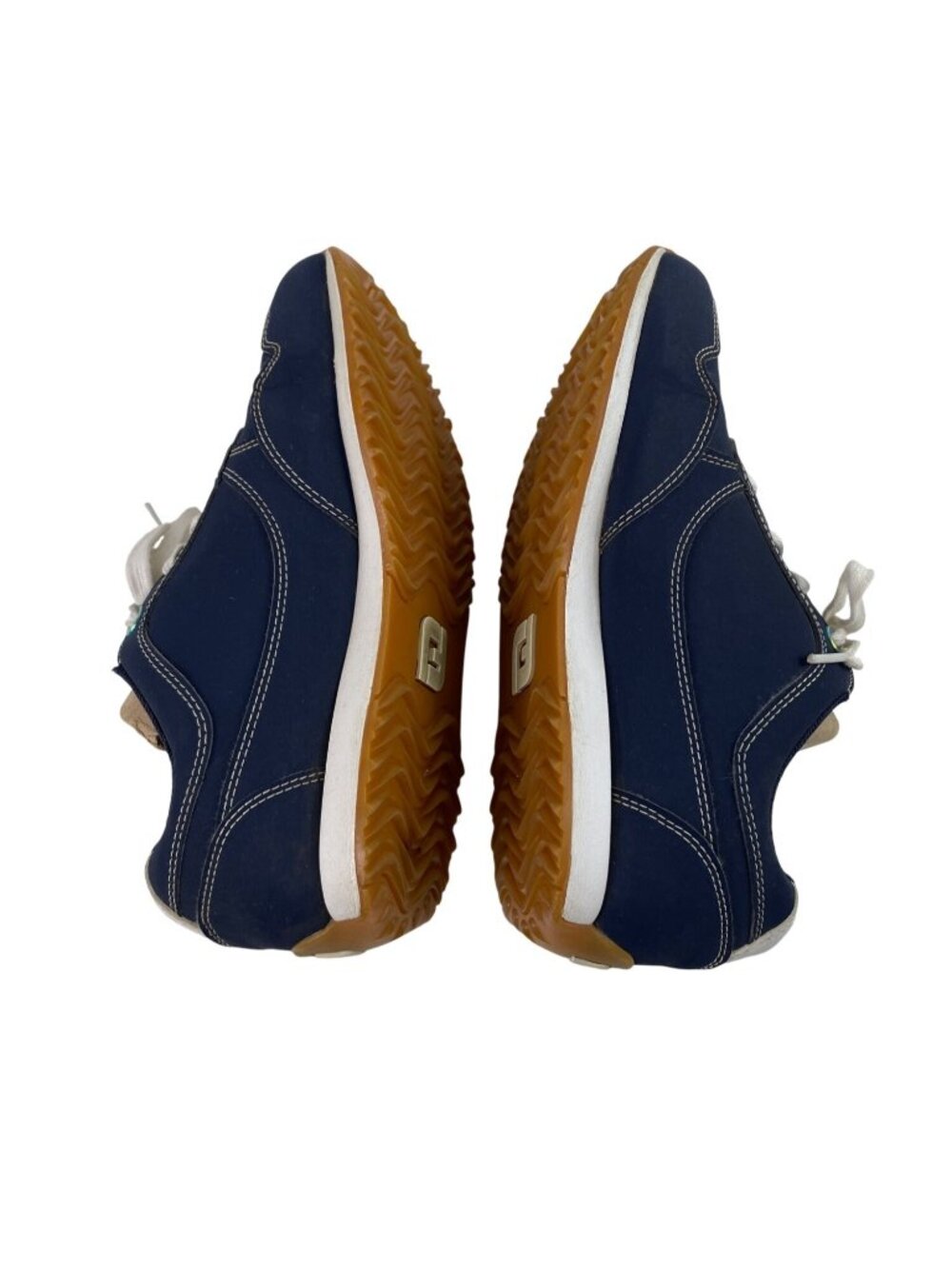 FootJoy Sport Retro Women's Size 7.5M Spikeless Golf Shoes 92387 Navy Blue - Picture 10 of 13
